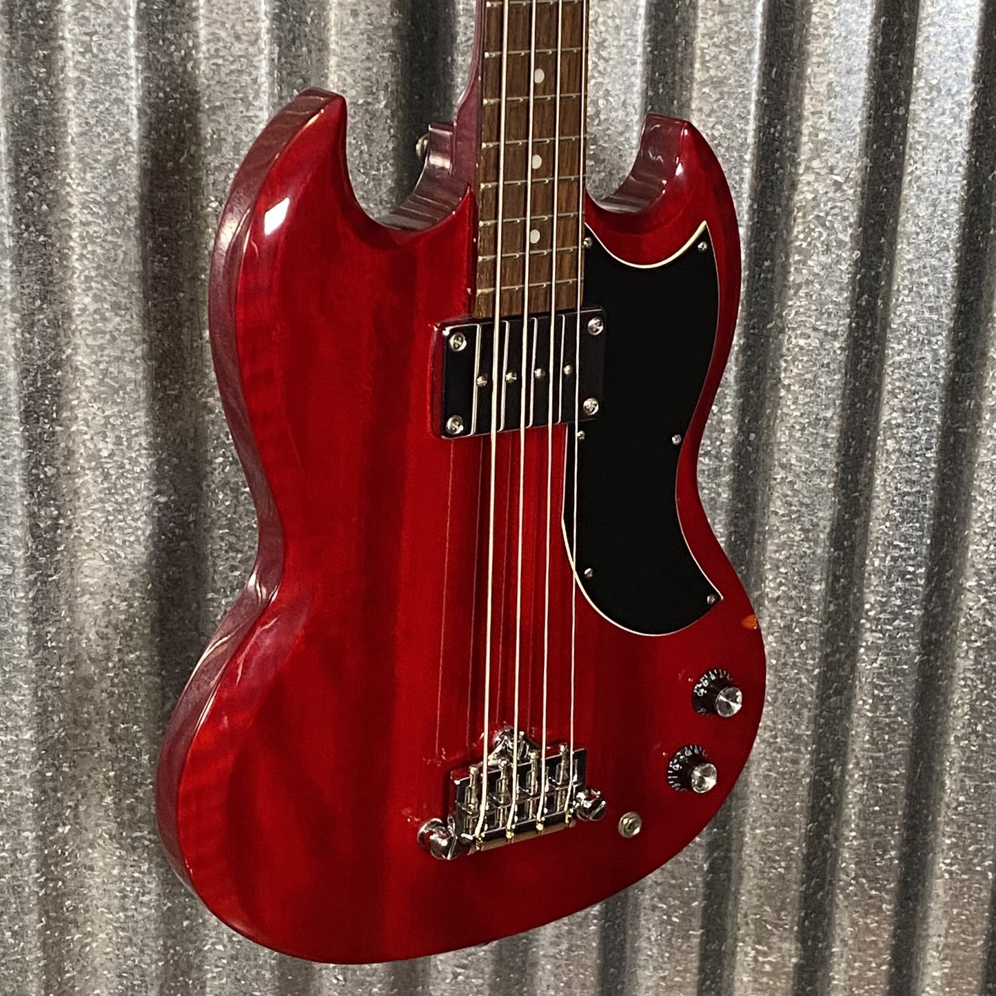 Epiphone EB-0 SG Bass Cherry 4 String Short Scale #0813 Used
