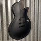 ESP LTD EC Black Metal Eclipse Seymour Duncan Black Satin Guitar & Case #0418 Used
