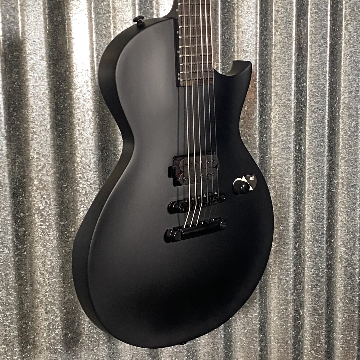 ESP LTD EC Black Metal Eclipse Seymour Duncan Black Satin Guitar & Case #0418 Used