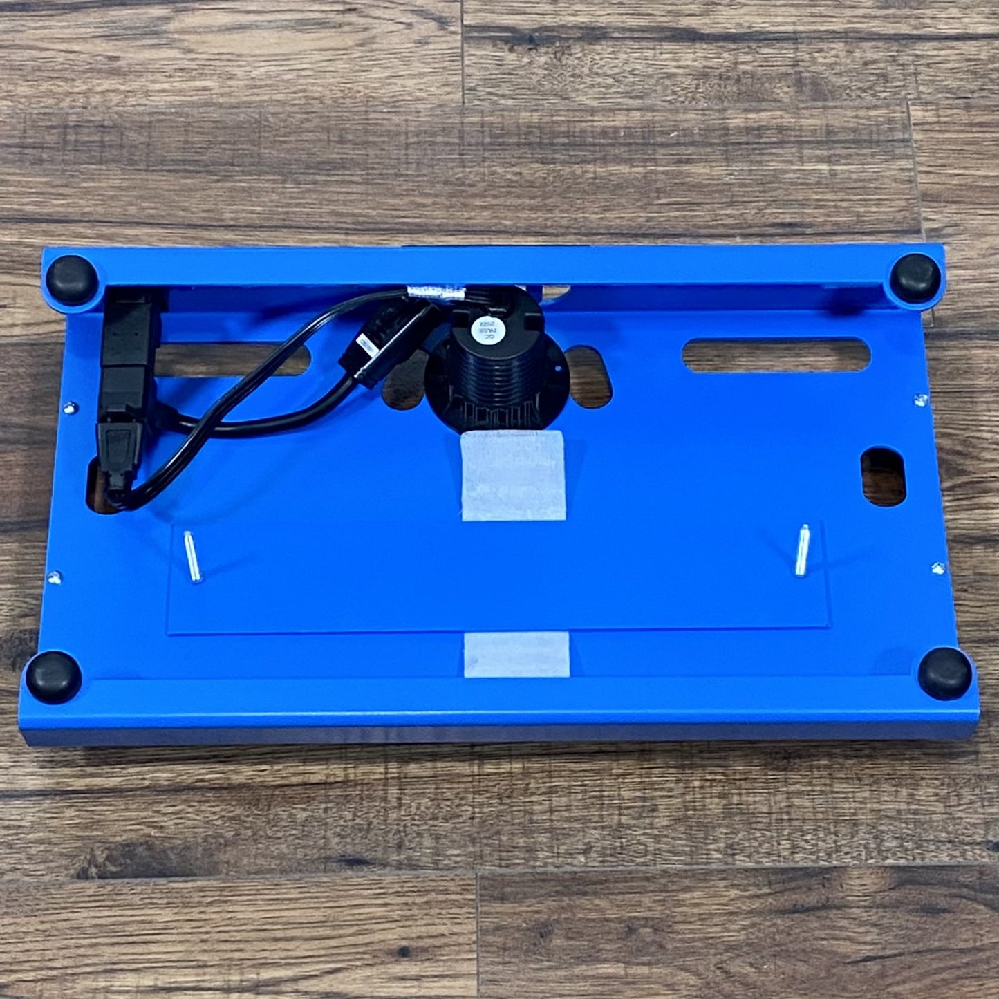 Go Pedalboards Single Tier 18" Guitar Effect Pedalboard & Bag Blue Demo