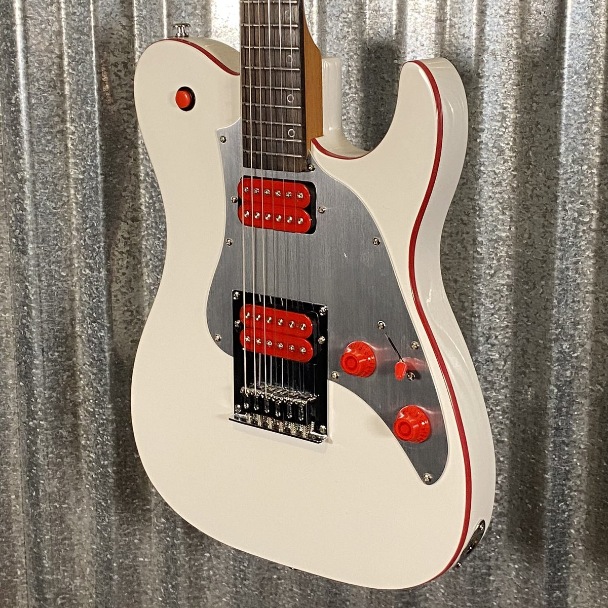 Westcreek Guitars TT-50KS T Style Dual Humbucker Guitar White #0051 Used