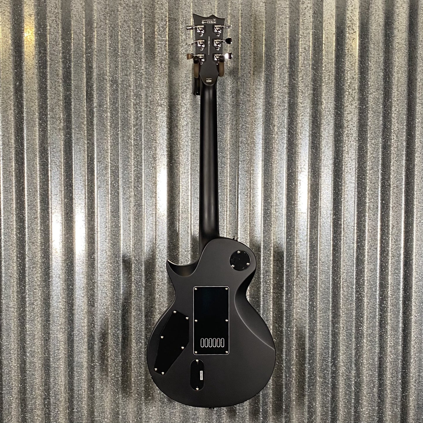 ESP LTD EC-1000 ET Evertune Bold Binding Black Guitar & Case #0054 Used