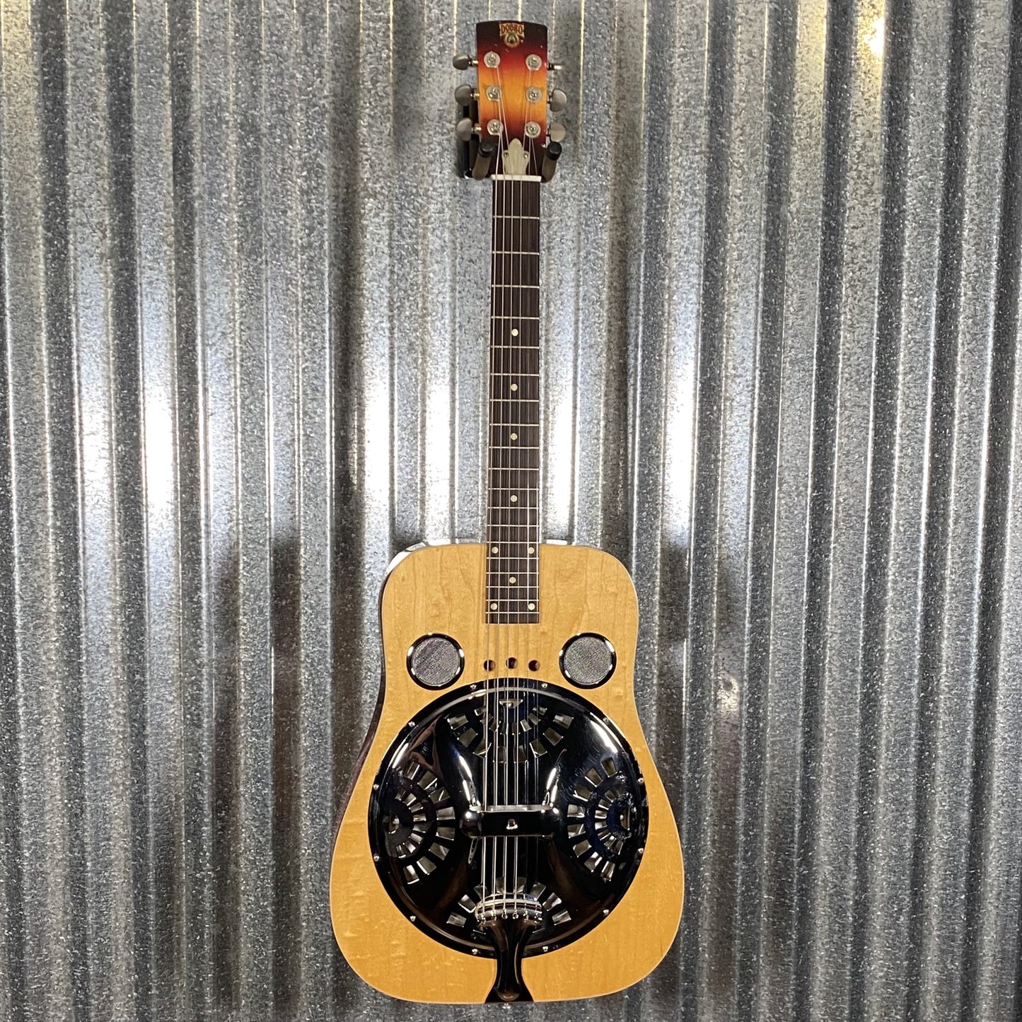 Dobro Model 114 Resonator Sunburst Guitar & Case #X1107 Used