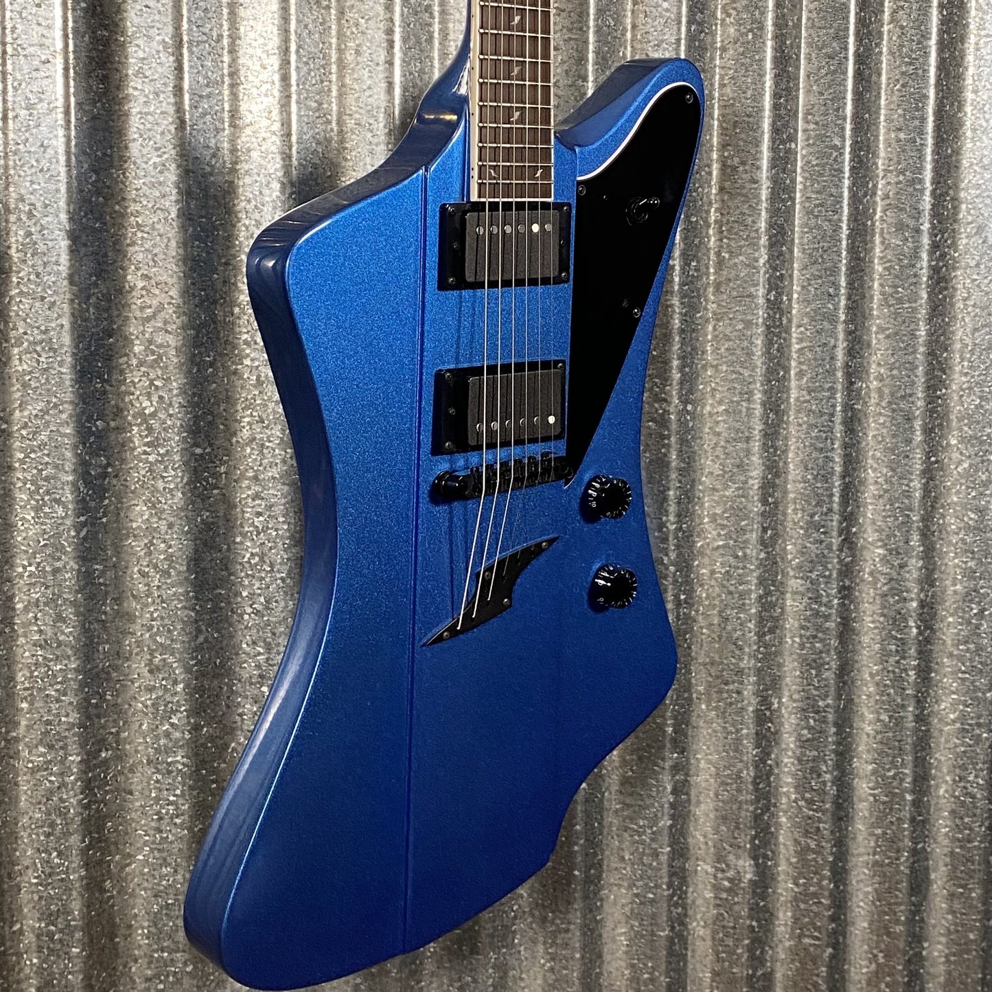 Westcreek Guitars Mirage T Bird Style Dual Humbucker Guitar Blue #0018 Used