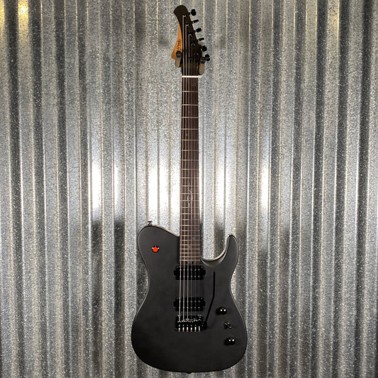Westcreek Guitars Helyx T Style Dual Humbucker Black Guitar #0142 Used