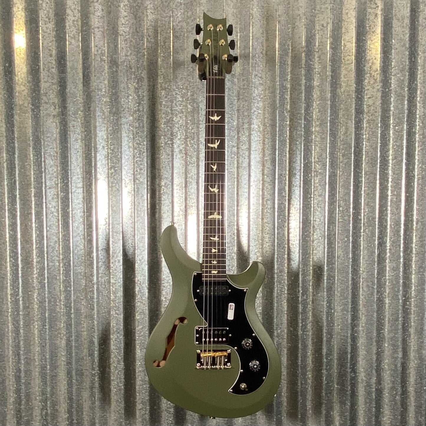 PRS Paul Reed Smith S2 Vela Matcha GreenSemi Hollow Guitar & Bag #5131