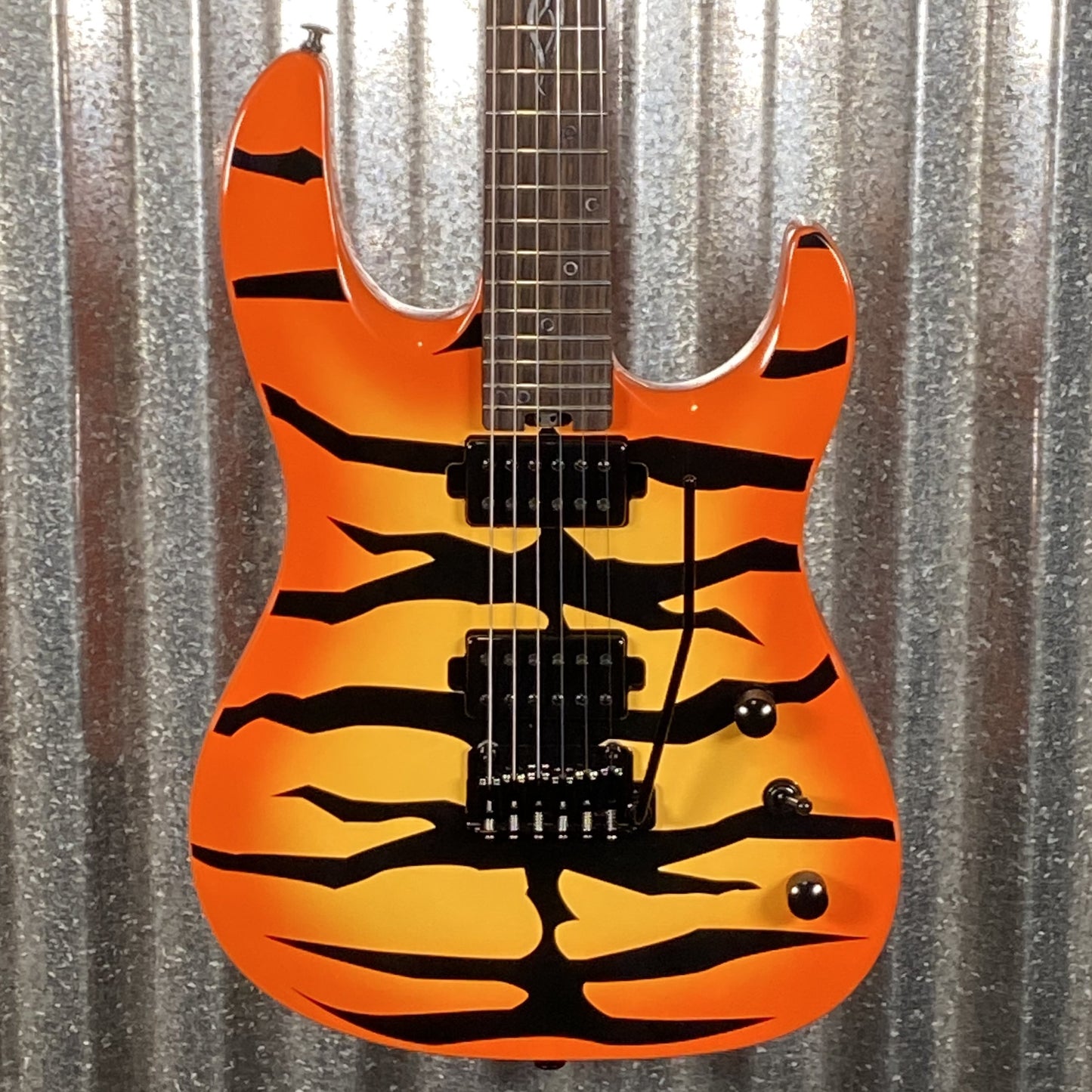 Westcreek Guitars Aetheris Superstrat Yellow Tiger Guitar #0011 Used