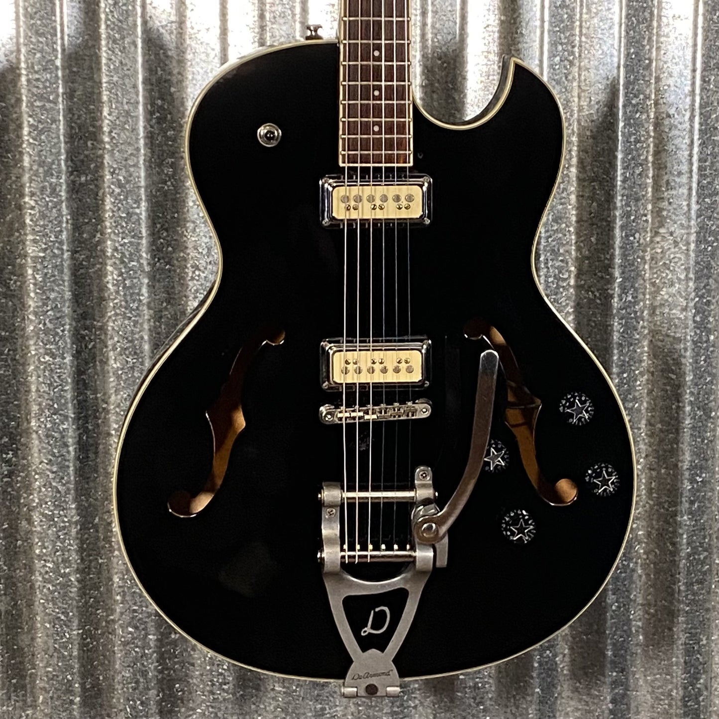 Darmond by Guild Starfire Special Semi Hollow Black Guitar 1999 Korea #3366 Used