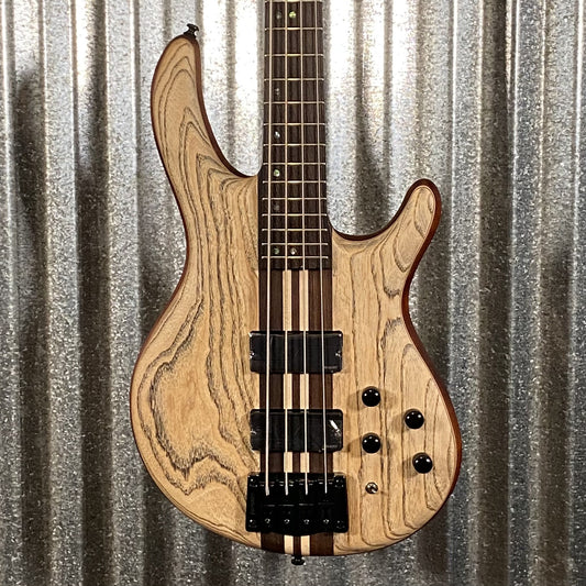 Cort Artisan A4 Ultra Ash Etched Natural Black 4 String Bass A4ULTRAENB #5017