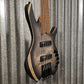Cort Artisan Series Space Headless 5 String Bass Star Dust Black SPACE5SDB & Bag #8576