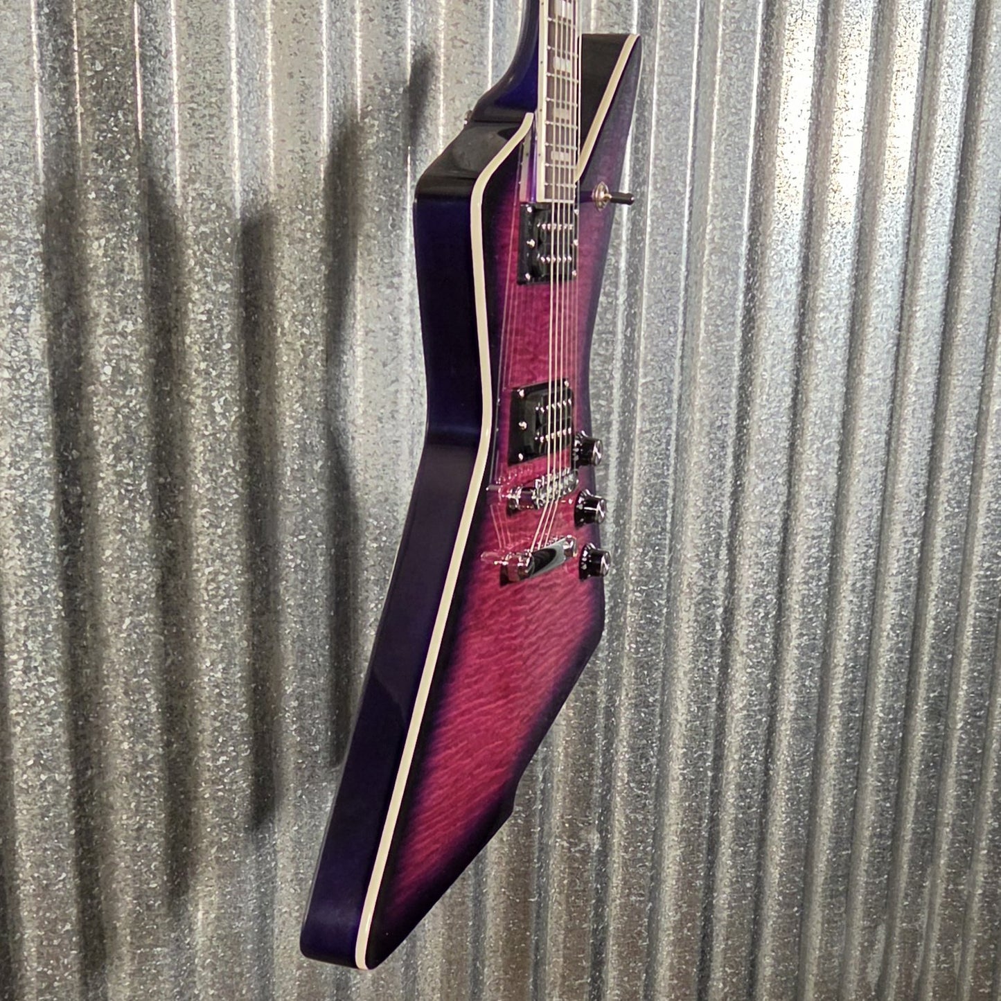 Westcreek Guitars Revenge Explorer Style Trans Purple #0124 Used