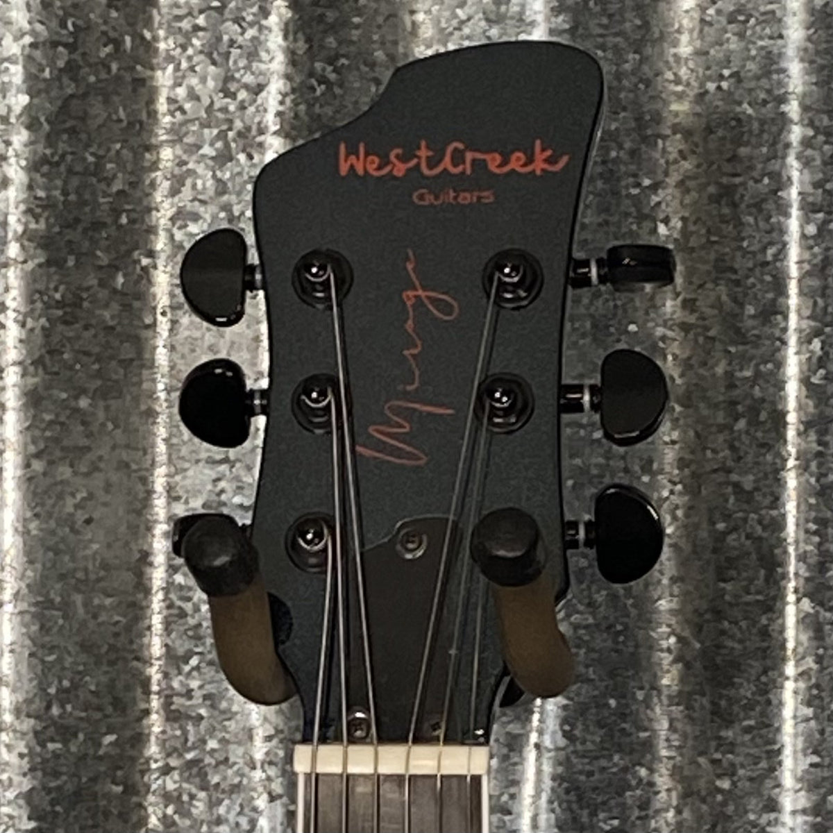 Westcreek Guitars Mirage T Bird Style Dual Humbucker Guitar Black #0045 Used