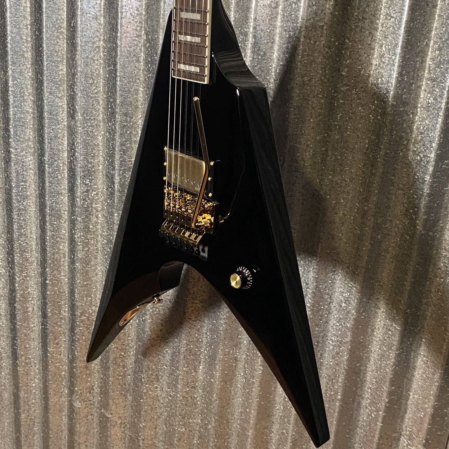 ESP LTD MSV-1 Mike Schleibaum Black Guitar & Case MSV1BLK #0467 Used