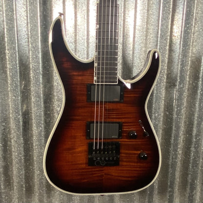 ESP LTD MH-1000 Evertune Dark Brown Sunburst Guitar LMH1000ETFMDBSB #0746 Used