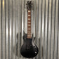 ESP LTD EC-258 8 String Black Satin Guitar EC258BLKS #1577  Used