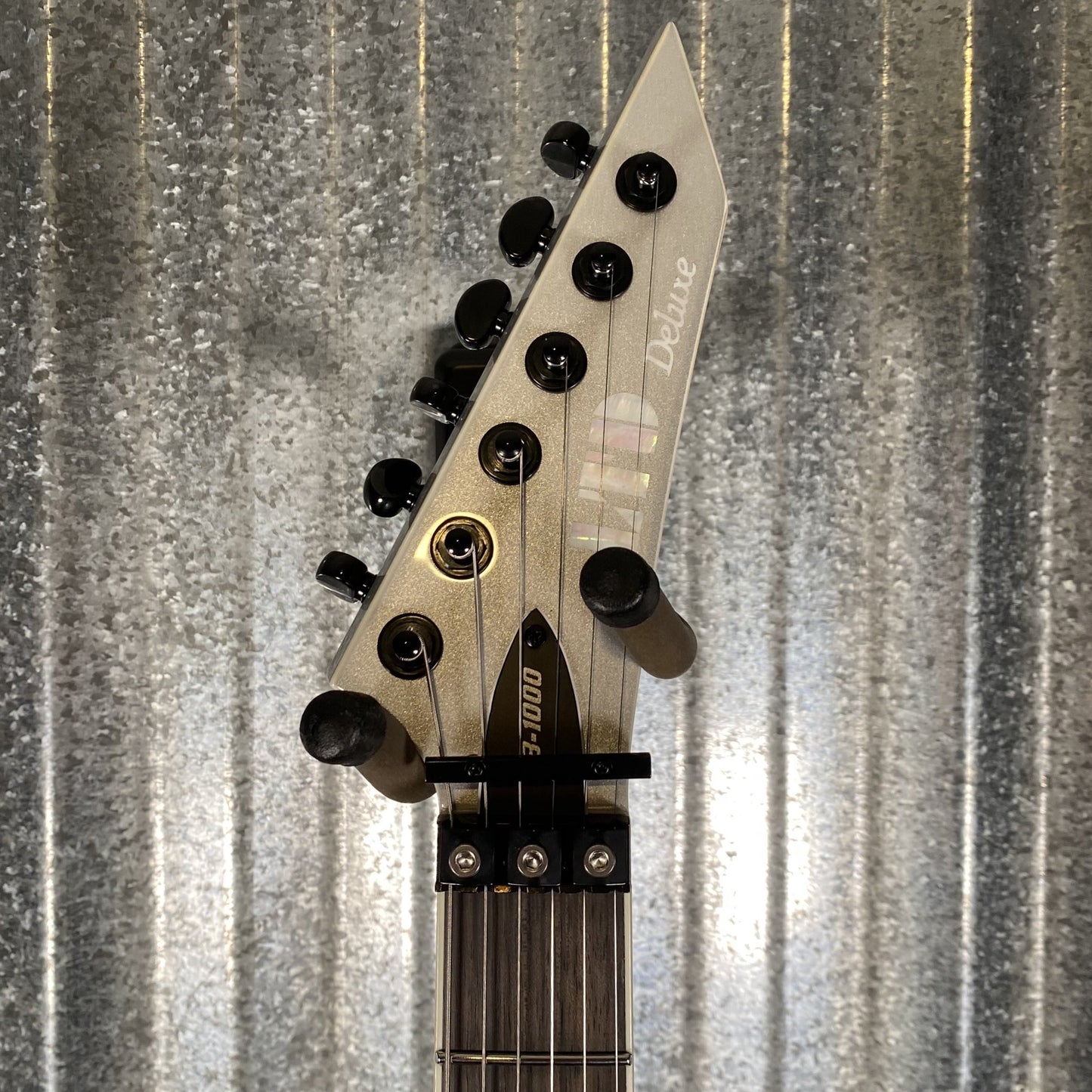 ESP LTD H3-1000 Floyd Rose Metallic Silver Guitar H31000FRMS #2192 Used