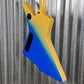 Westcreek Guitars Revenge Explorer Style Gradient Blue Yellow #0157 Used