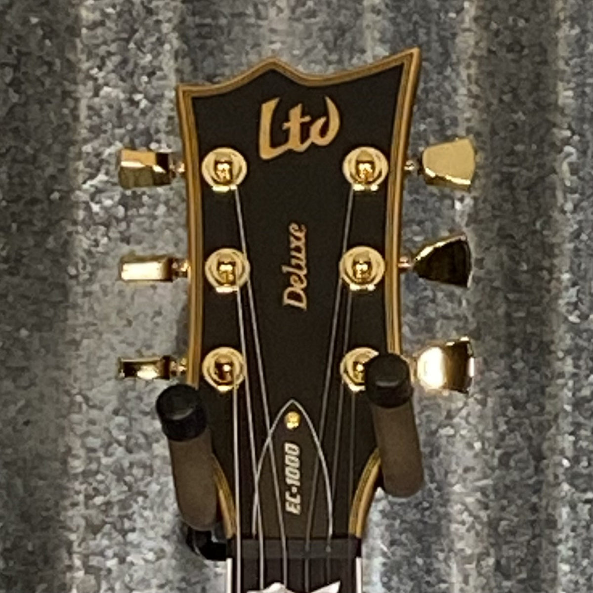ESP LTD EC-1000 Vintage Black EMG Guitar EC1000VB #0269 Used