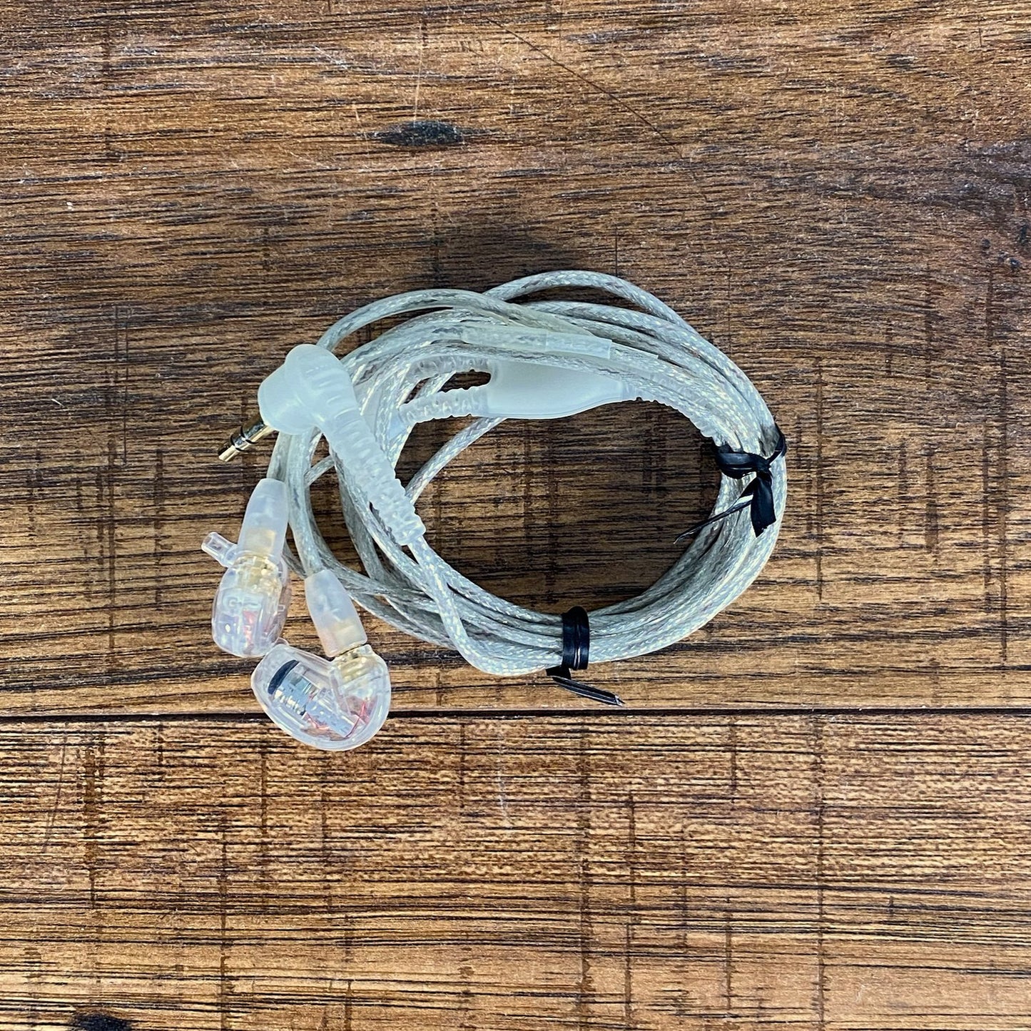 Shure SE215 Sound Isolating Earphone In Ear Monitor Set Clear Used