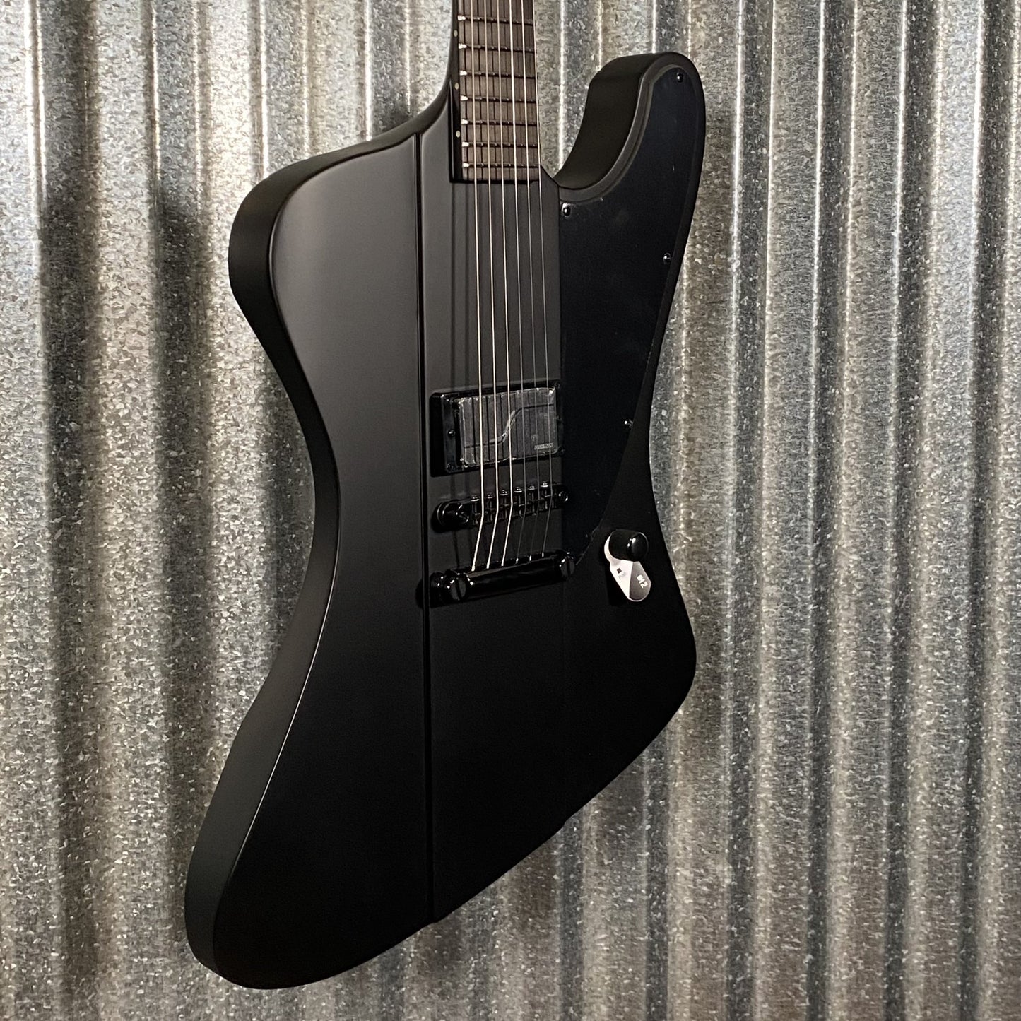 ESP LTD Phoenix Black Metal Guitar LPHOENIXBKMBLKS #3142 USED