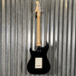 Silvertone SS11 S Style Black Electric Guitar & Bag #0000 Used