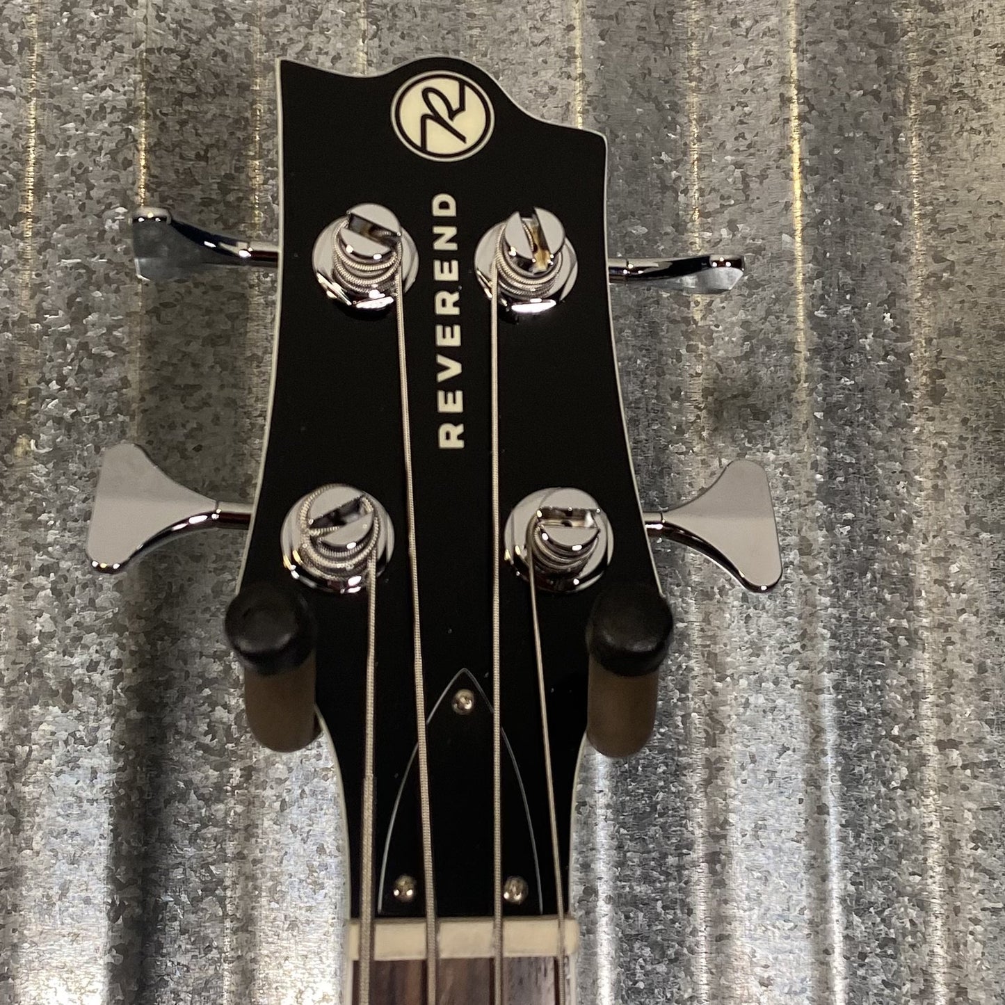 Reverend Dub King 4 String Semi Hollow Bass High Tide Blue #70811