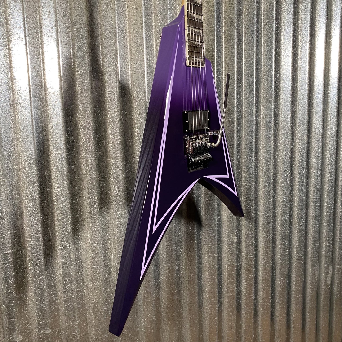 ESP LTD Alexi Laiho Hexed Sawtooth Arrow Purple Fade Guitar & Case LALEXIHEXED #1063 Used