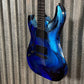 Schecter C-1 Hydro Dip Midnight Tide Guitar Left Hand #0764