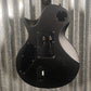 ESP LTD EC-1000 FR Floyd Rose Black Satin EMG Guitar & Case #2978 Used