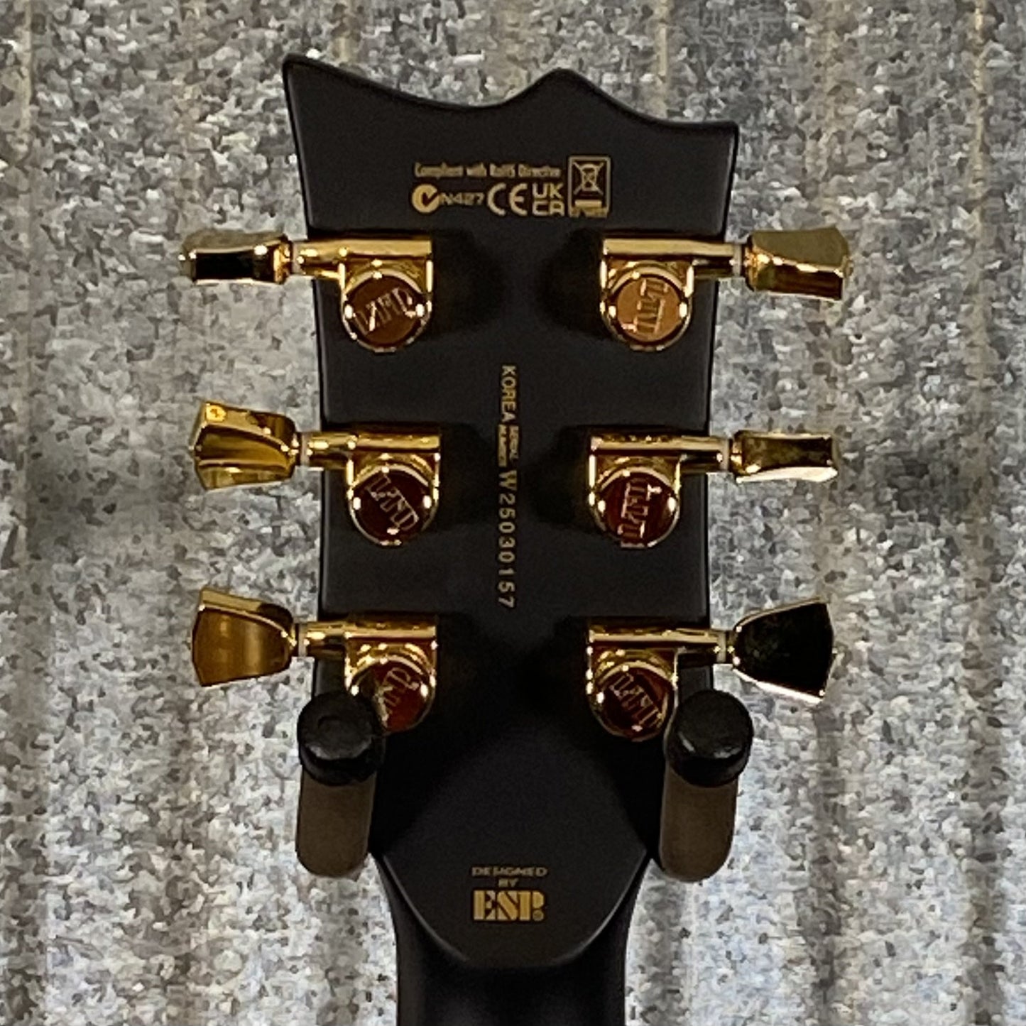 ESP LTD EC-1000 Vintage Black EMG Guitar & Case #0157 Used