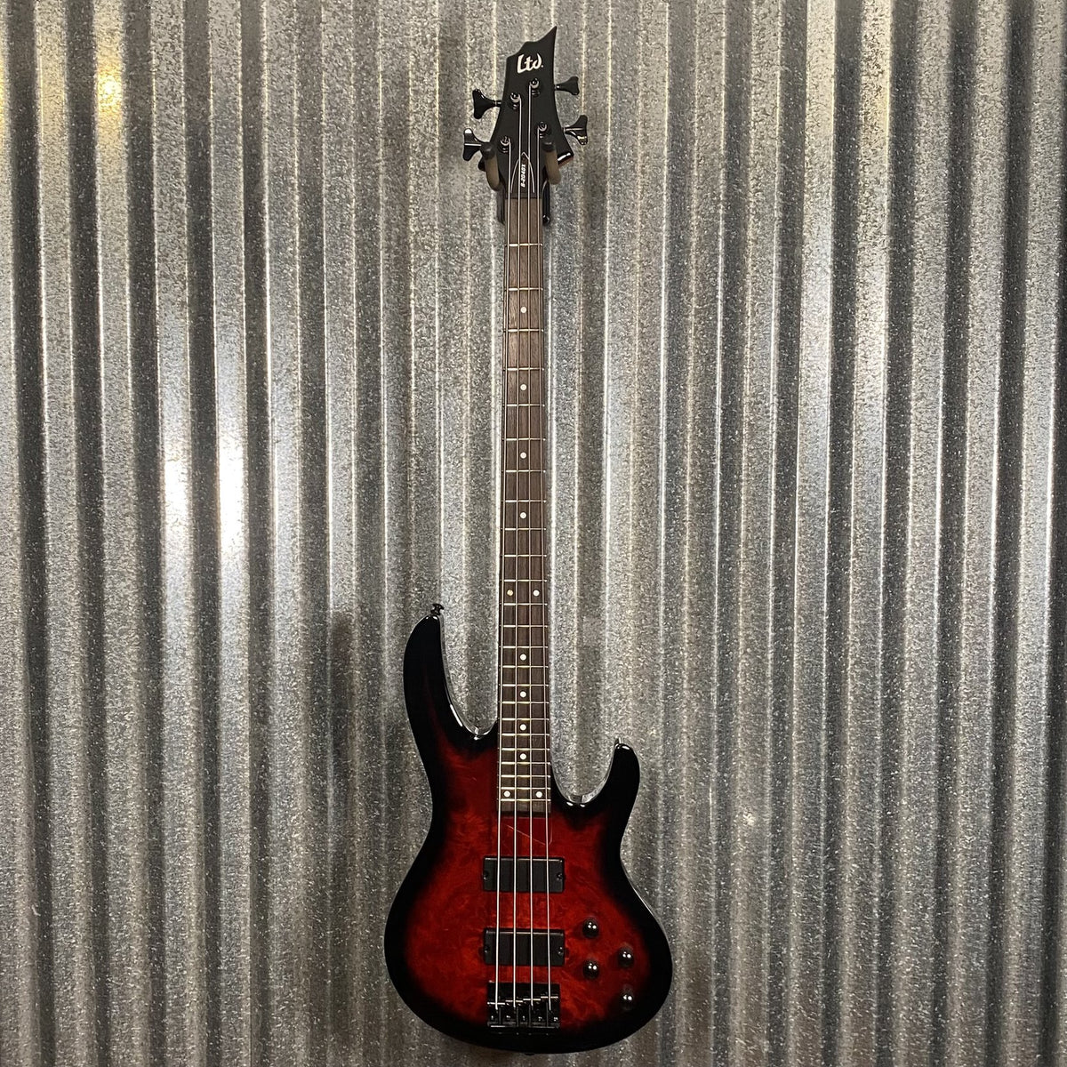 ESP LTD B-204DX Red Burst 4 String Bass #0855 Used