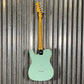 CNZ Audio TL-SHH-SG-TRPG Surf Green Semi Hollow Guitar & Bag #0854 Used