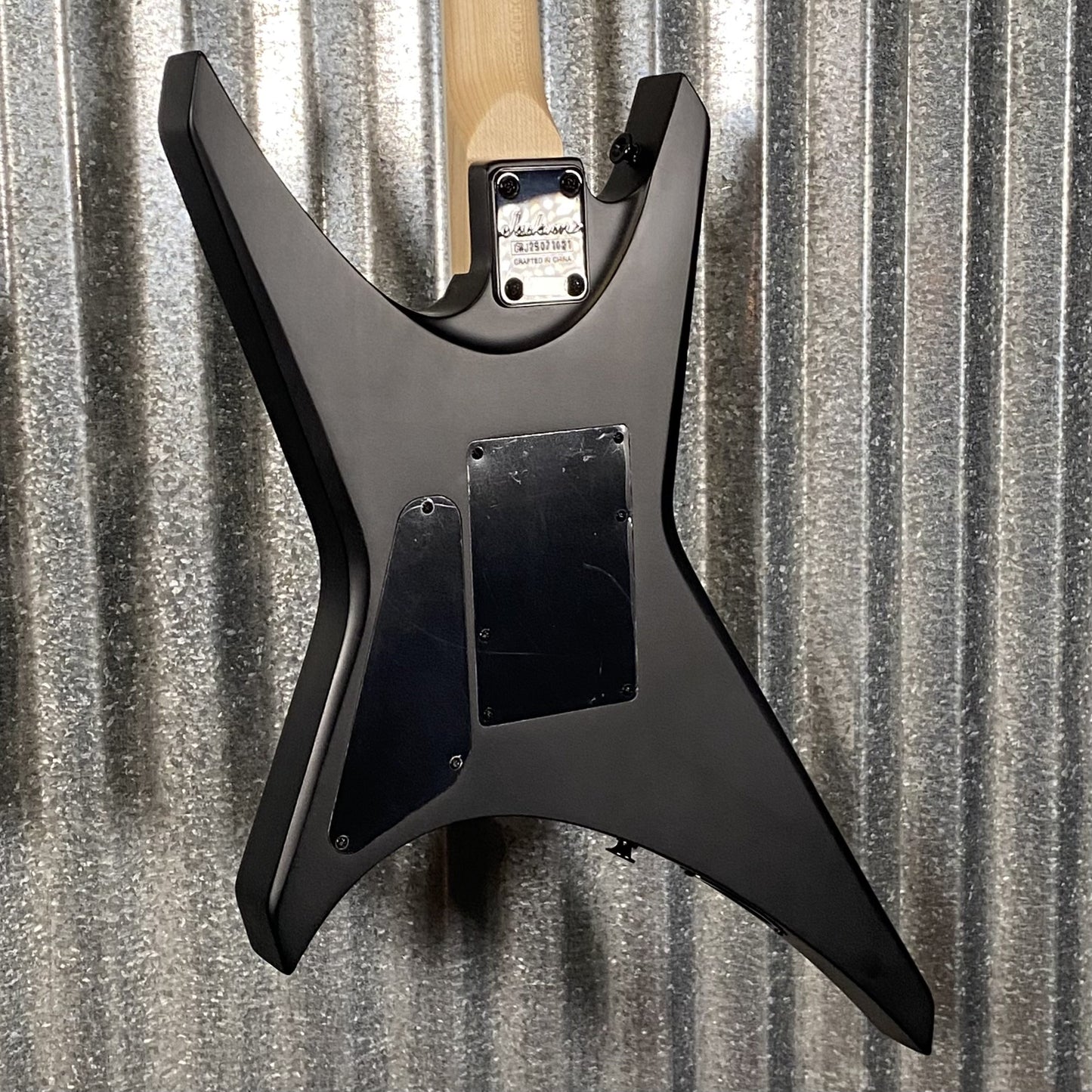 Jackson JS Series Warrior JS32 Black Satin Guitar #1021 Used