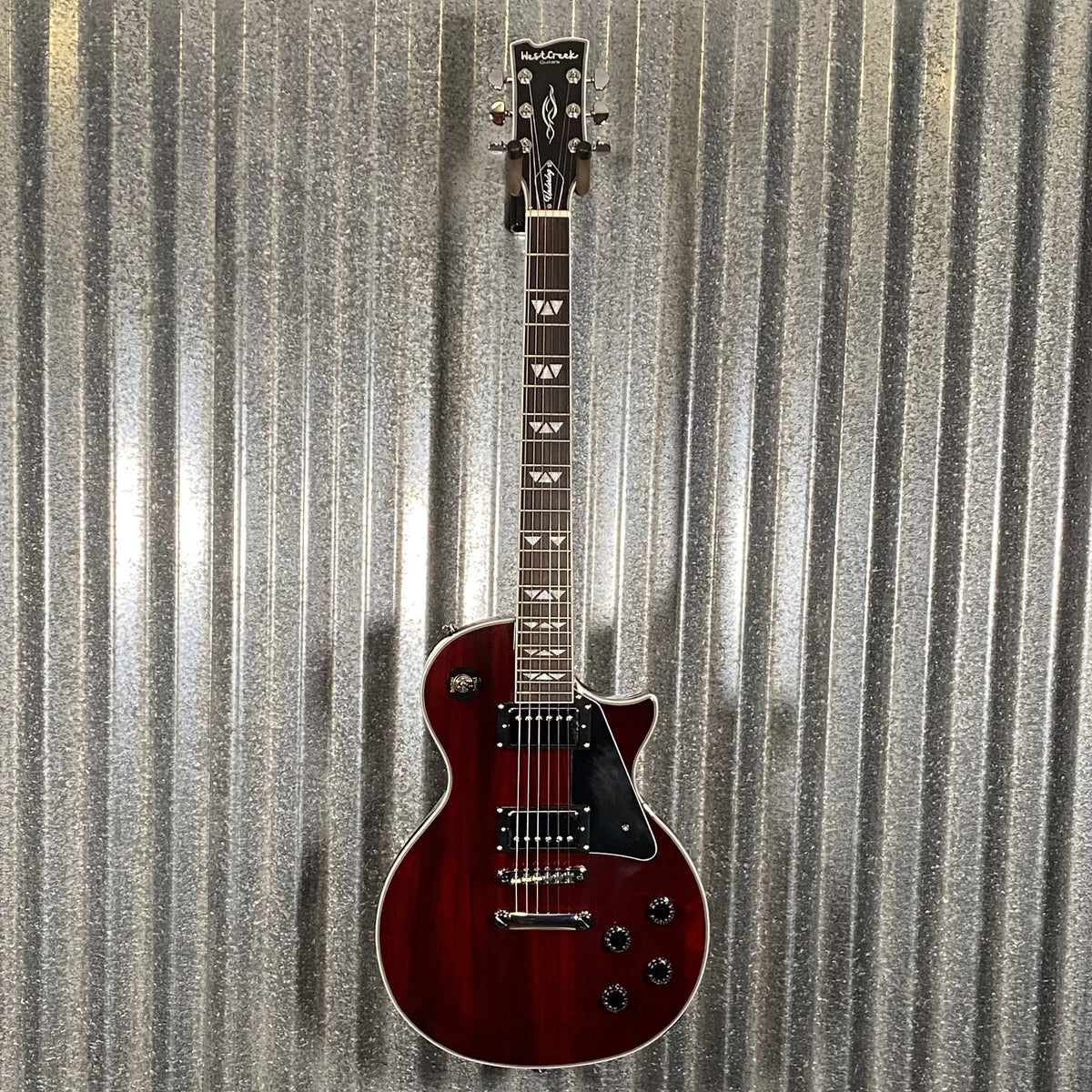 Westcreek Guitars Underdog LP Transparent Red Guitar #0106 Used