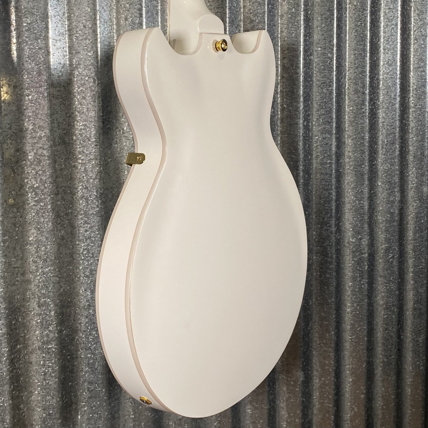 Westcreek Guitars 333 Semi Hollow Body Double Cutaway White #0059 Used