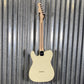 Fender Squier Telecaster Thinline Semi Hollow Olympic White Guitar #7392 Used