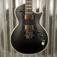 ESP LTD EC-1000 ET Evertune Bold Binding Black Guitar & Case #0622 Used