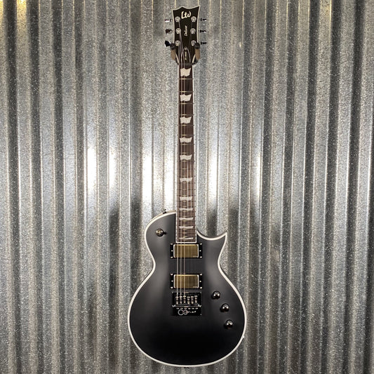 ESP LTD EC-1000 ET Evertune Bold Binding Black Guitar EC1000ETBBBLKS #1787 Used