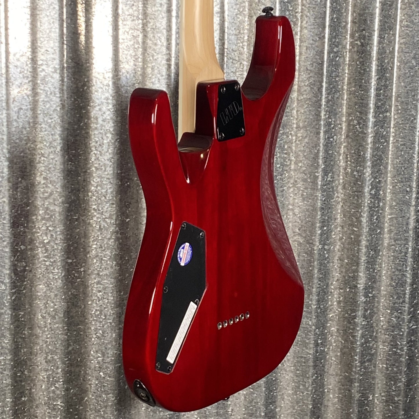 ESP LTD MH-200 Quilt Neck Thru See Thru Black Cherry Guitar MH200QMNTSTBC #2429 Used