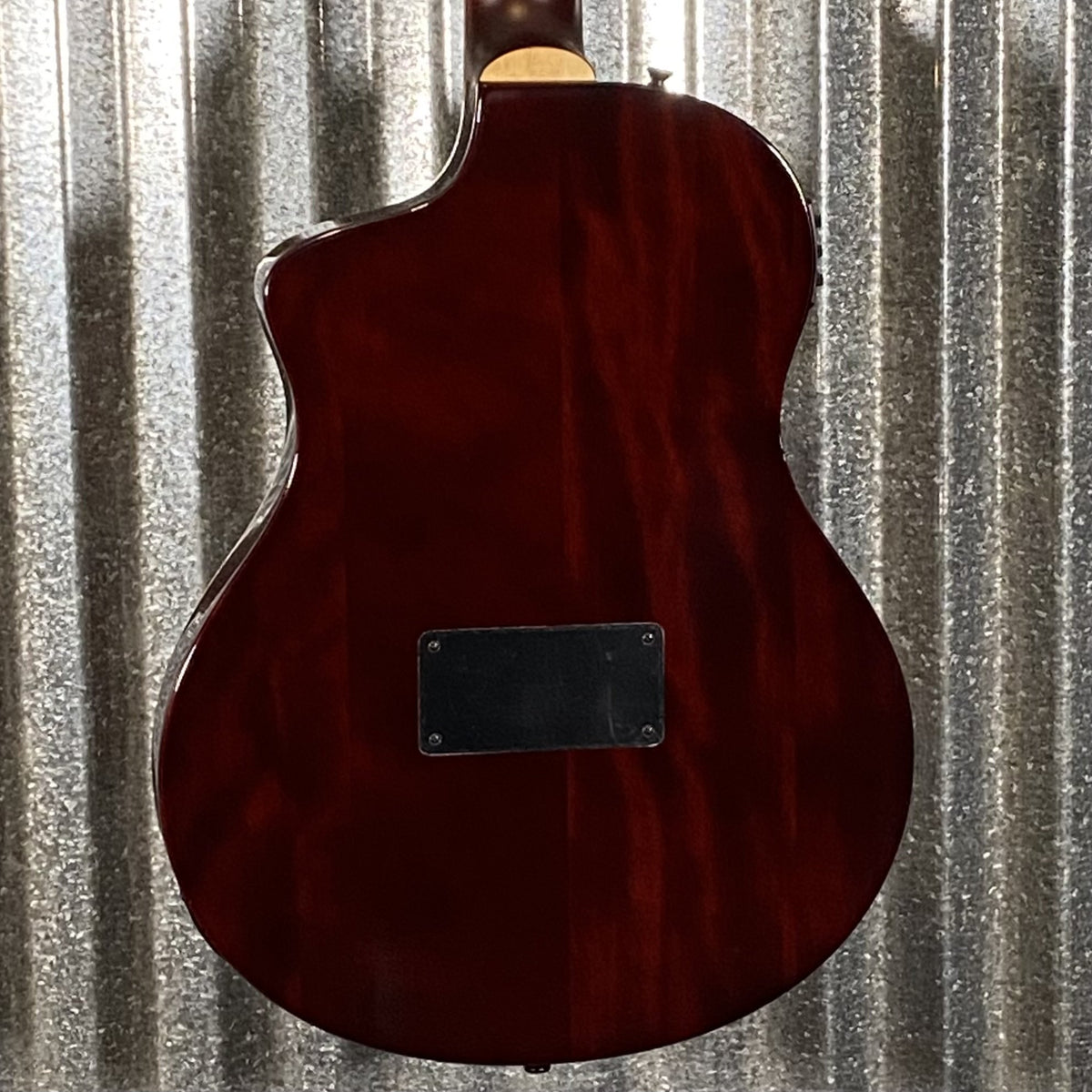 Ortega RTPDLX-ACA Acacia Burst Thinline Nylon Acoustic Electric Guitar & Bag #0020