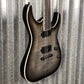 ESP LTD MH-1000NT Flame Charcoal Burst Guitar MH1000FMCHB #0198 Used
