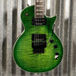 ESP LTD Alex Skolnick AS-1 Lime Burst Guitar & Case #0787 Used