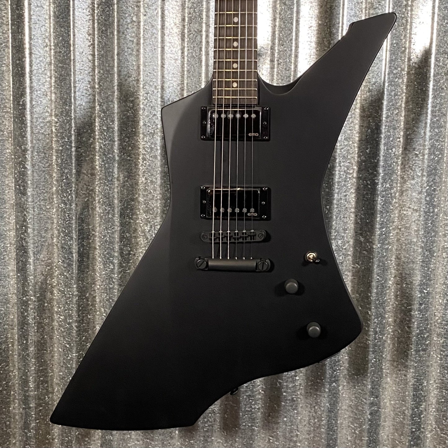 ESP LTD Snakebyte James Hetfield Black Satin Guitar & Case #0850 Used