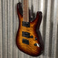 ESP LTD H-200 Flame Top Dark Brown Sunburst Guitar & Case #1026 Used