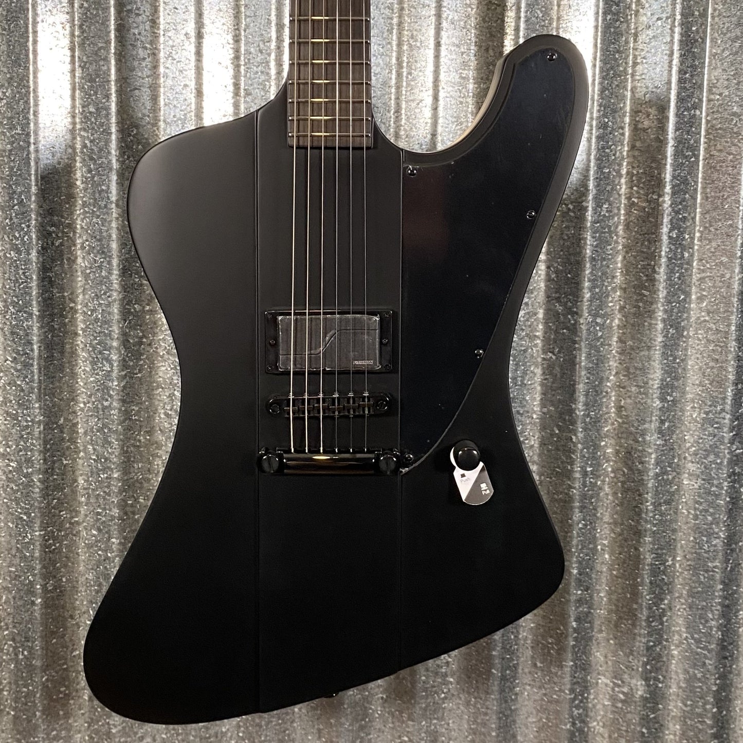 ESP LTD Phoenix Black Metal Guitar LPHOENIXBKMBLKS #3142 USED
