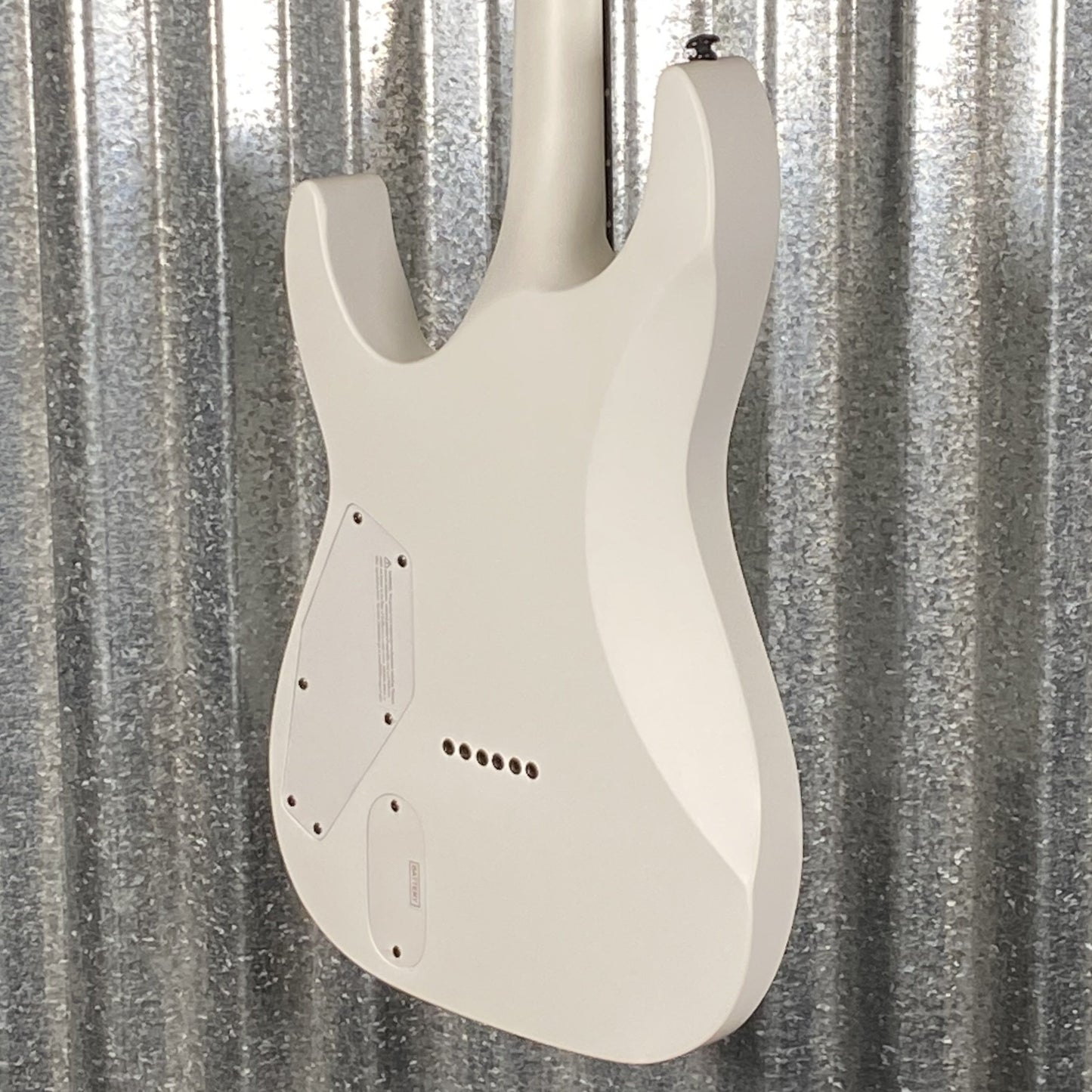 ESP LTD M-HT Arctic Metal Hard Tail Snow White Satin Guitar MHTARMSWS #0608 Used