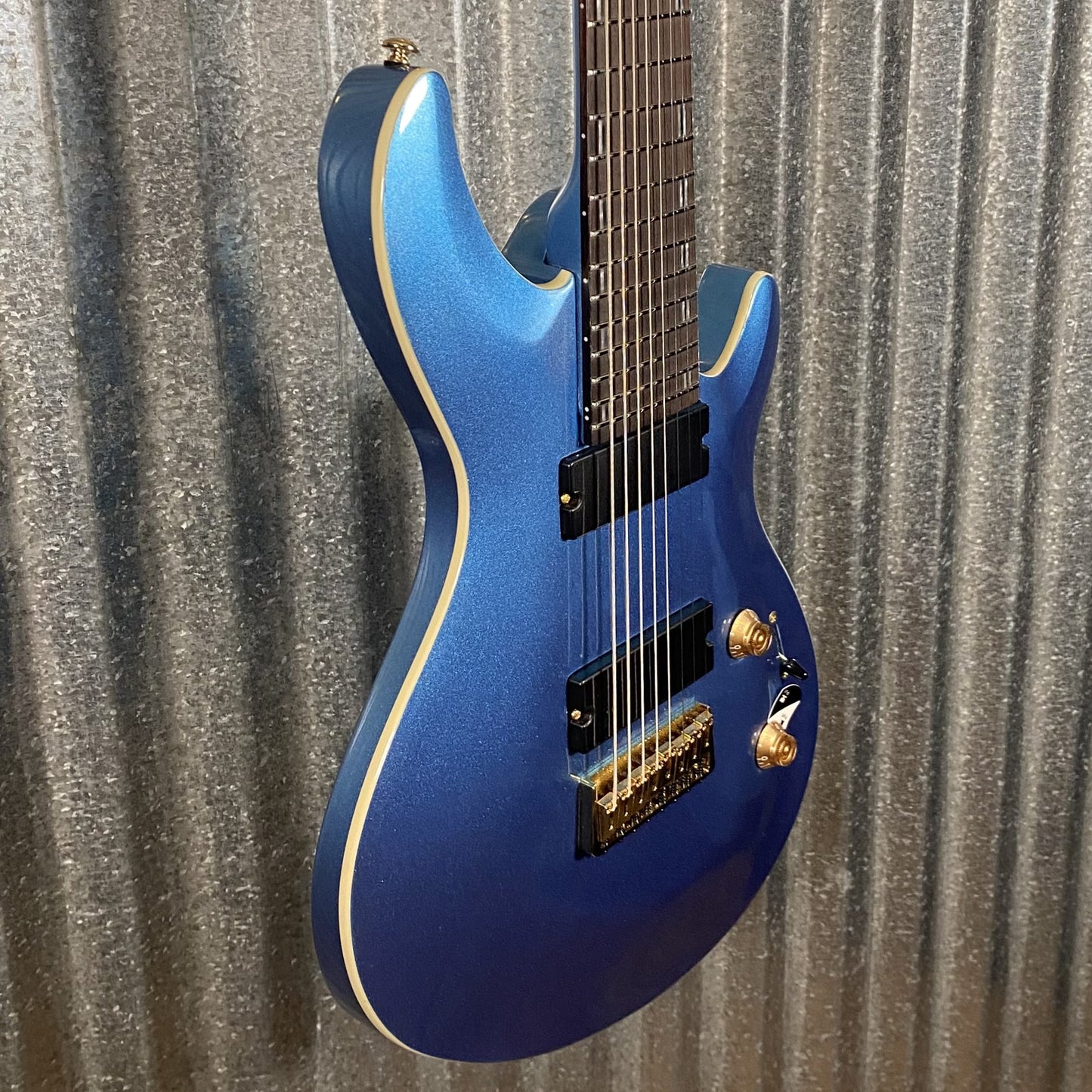 ESP LTD JR-208 Javier Reyes 8 String Pelham Blue Baritone Guitar LJR208PB #0461 Used