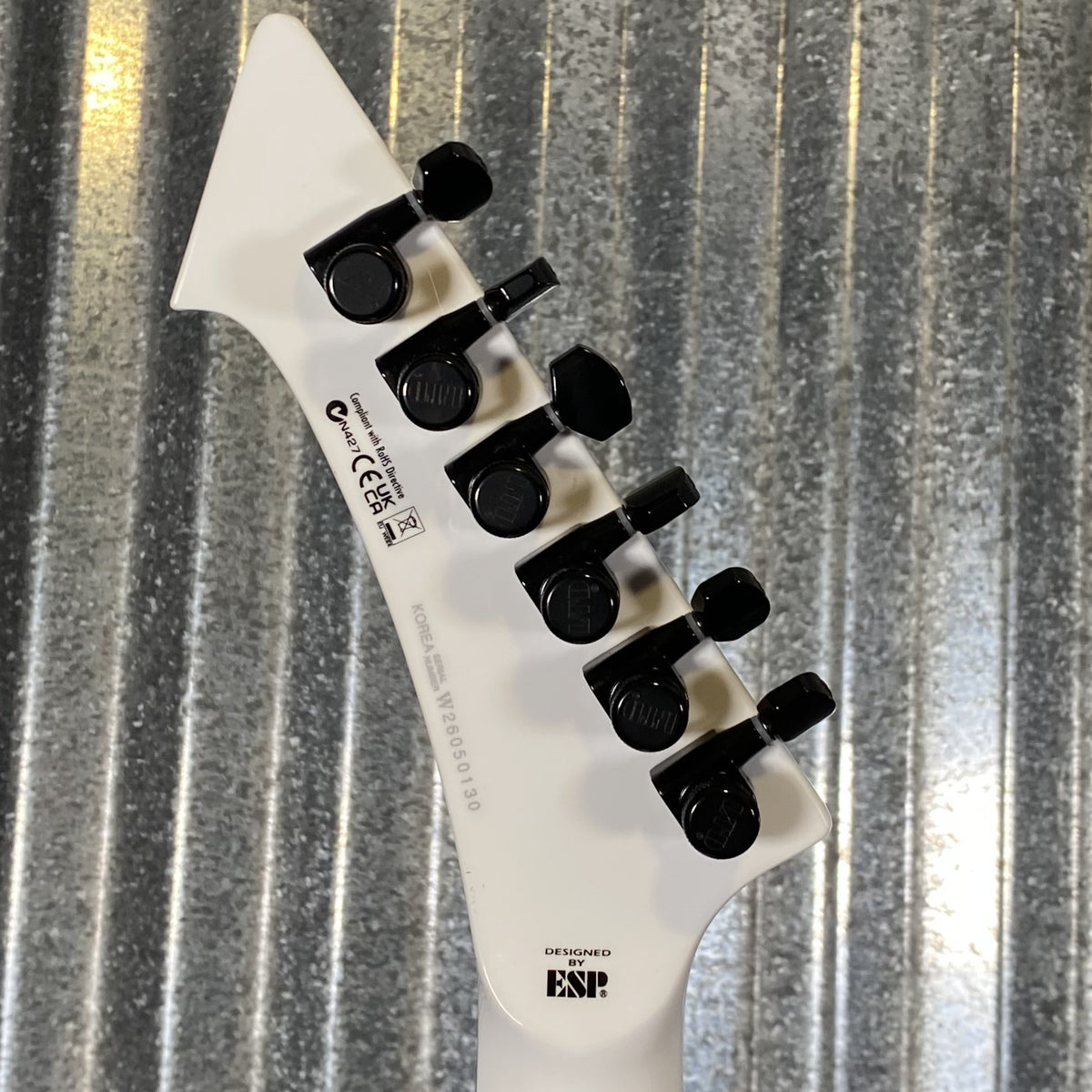 ESP LTD Snakebyte James Hetfield Snow White Guitar & Case SNAKEBYTESW #0130 Used