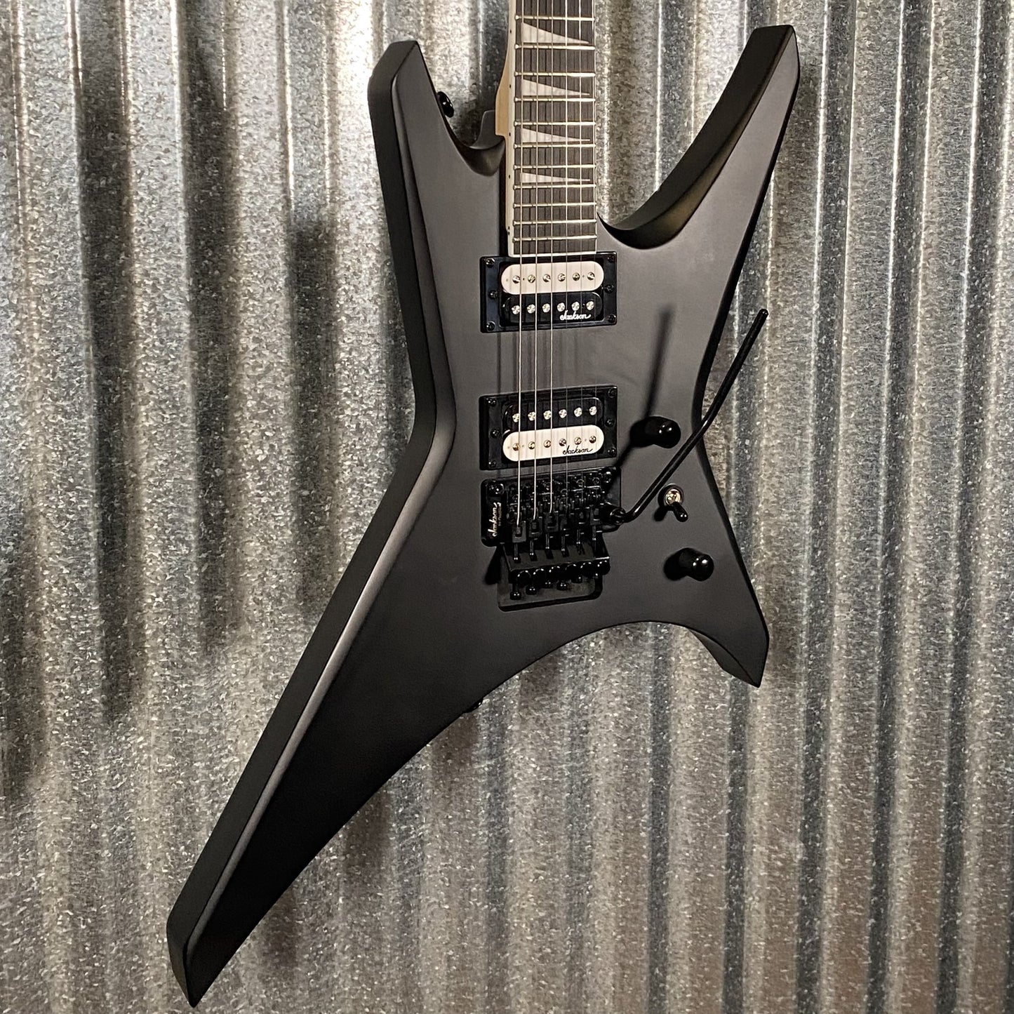 Jackson JS Series Warrior JS32 Black Satin Guitar #1021 Used