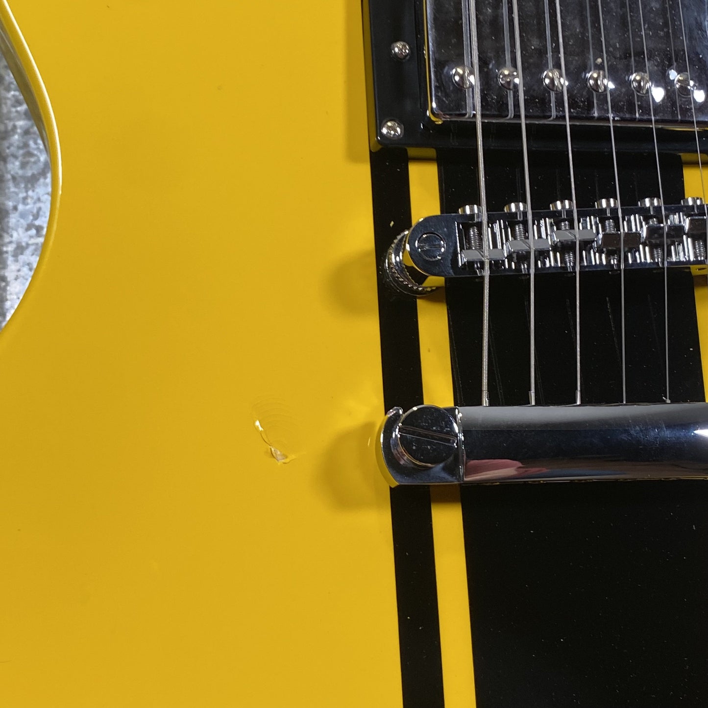 Westcreek Guitars Racer SG Offset Style Bumble-B Yellow #0044 Used